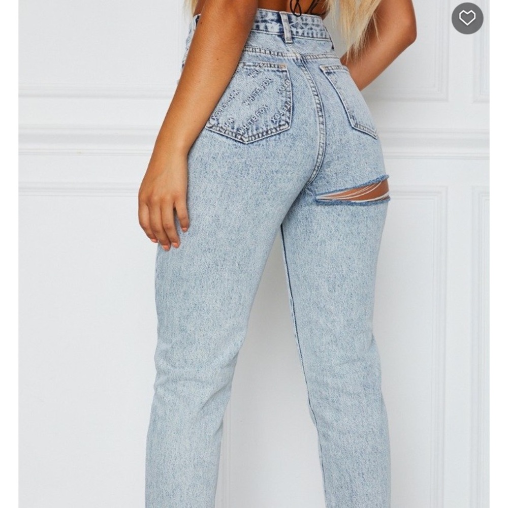 White fox jeans
